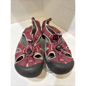 Keen Newport H2 Waterproof Hiking Sport Sandals Womens Size 9.5 Beet Red USED